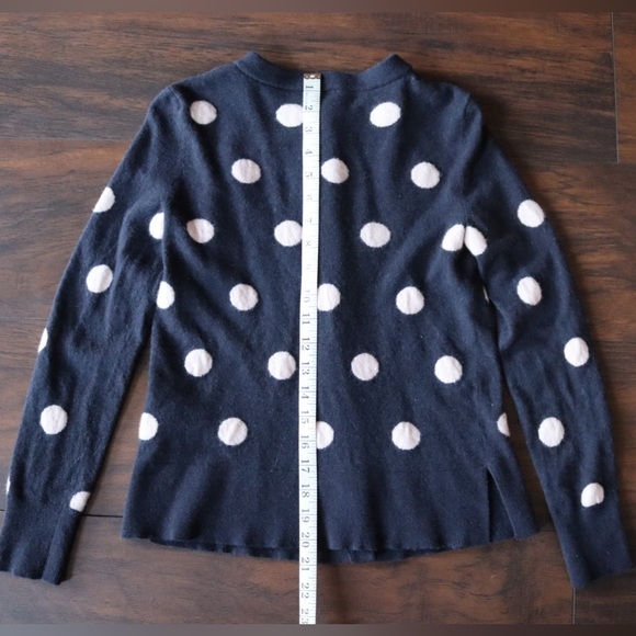 Kate Spade Polka Dot Cardigan - cashmere wool blend - Picture 6 of 6